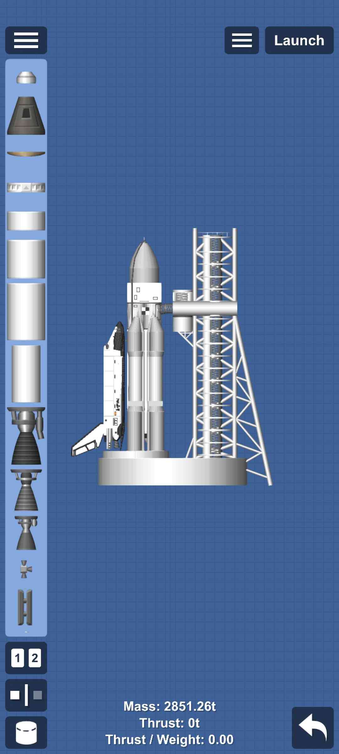 Buran Energia (better version) Blueprint for Spaceflight Simulator Exclusive SFS PLUS