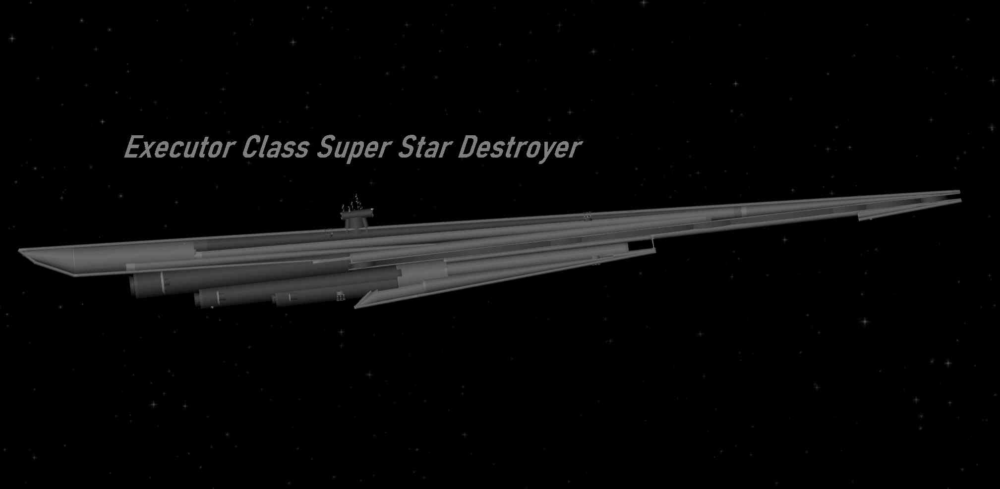 Executor Class Star Destroyer Blueprint for Spaceflight Simulator