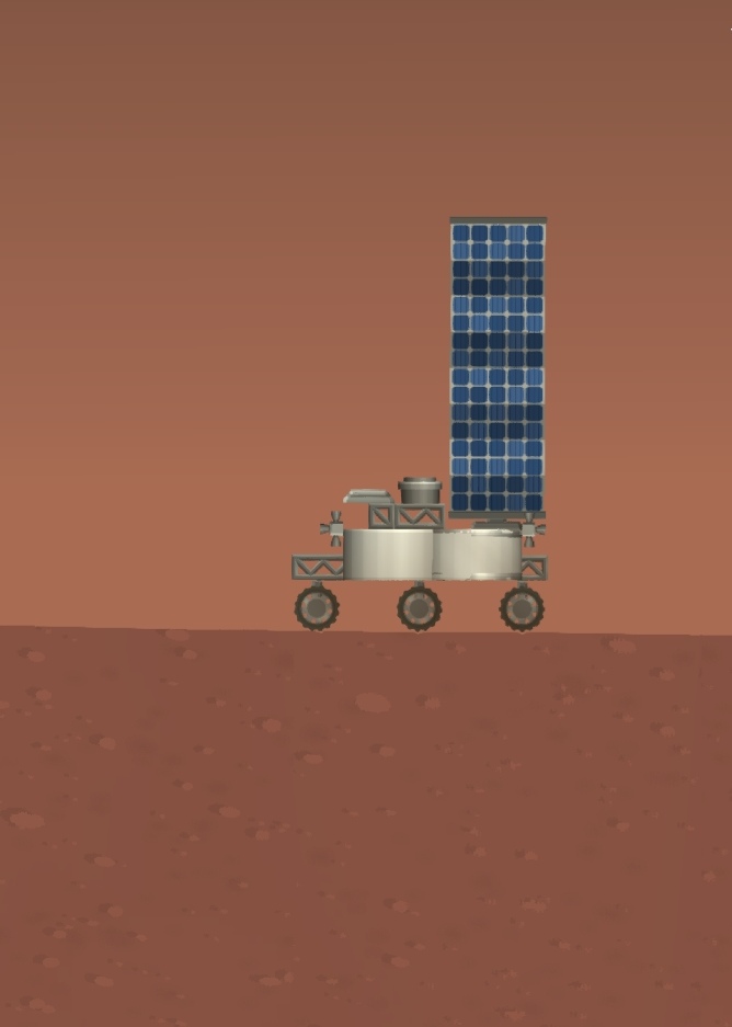Mars rocket Blueprint for Spaceflight Simulator