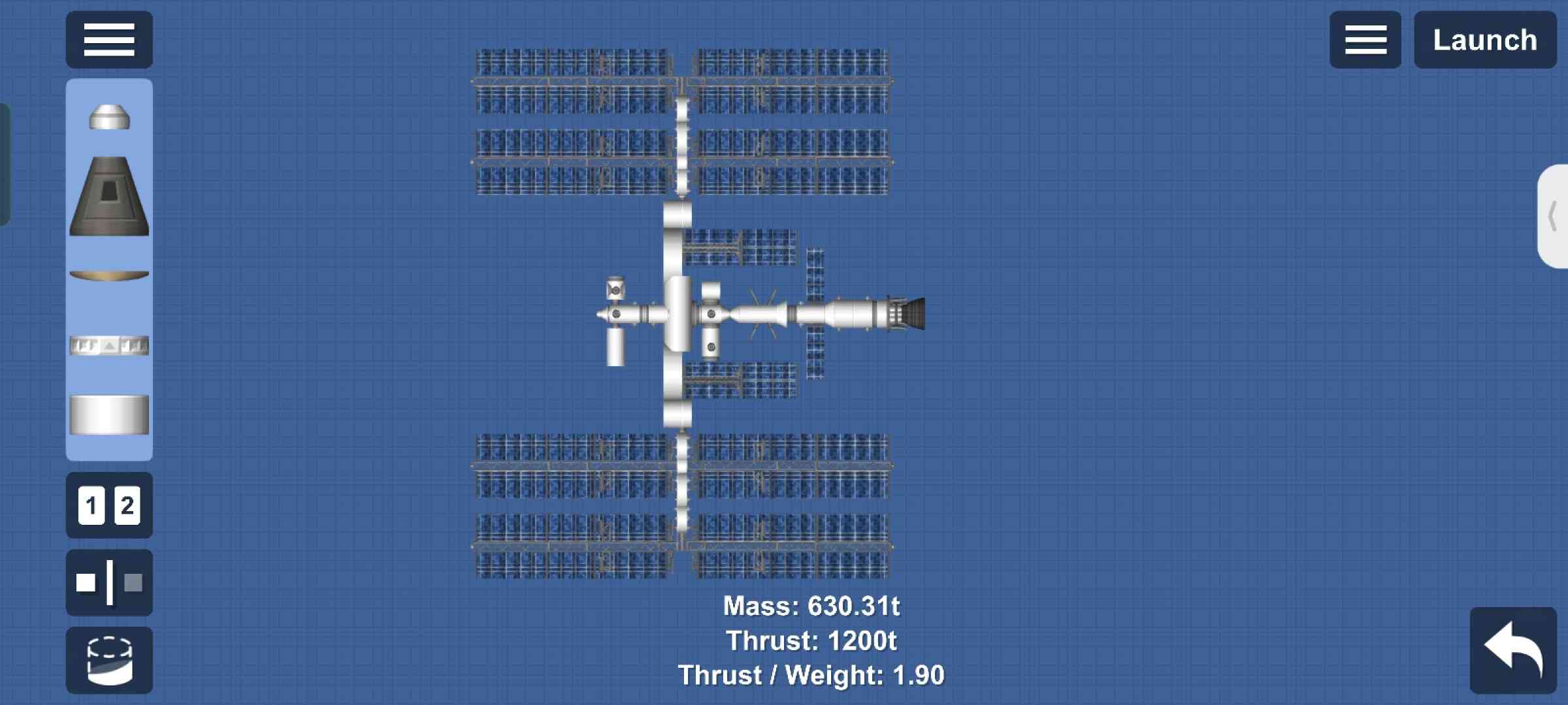 ISS Blueprint for Spaceflight Simulator