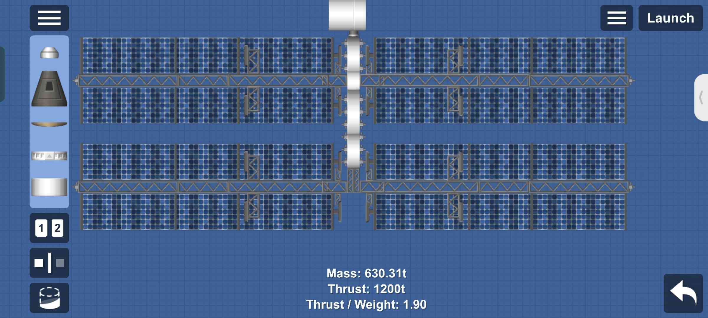 ISS Blueprint for Spaceflight Simulator