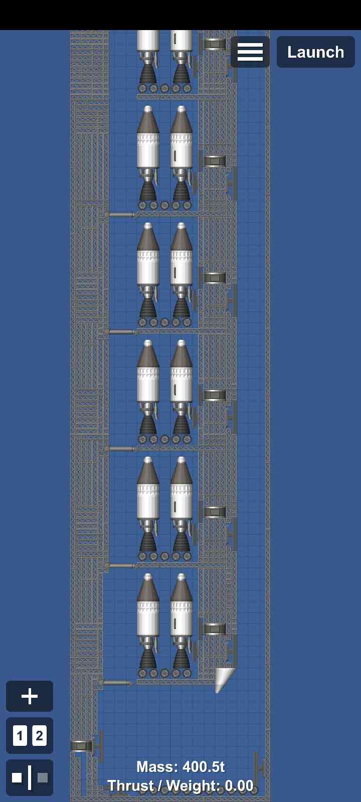 MISSILE LAUNCHER Blueprint for Spaceflight Simulator