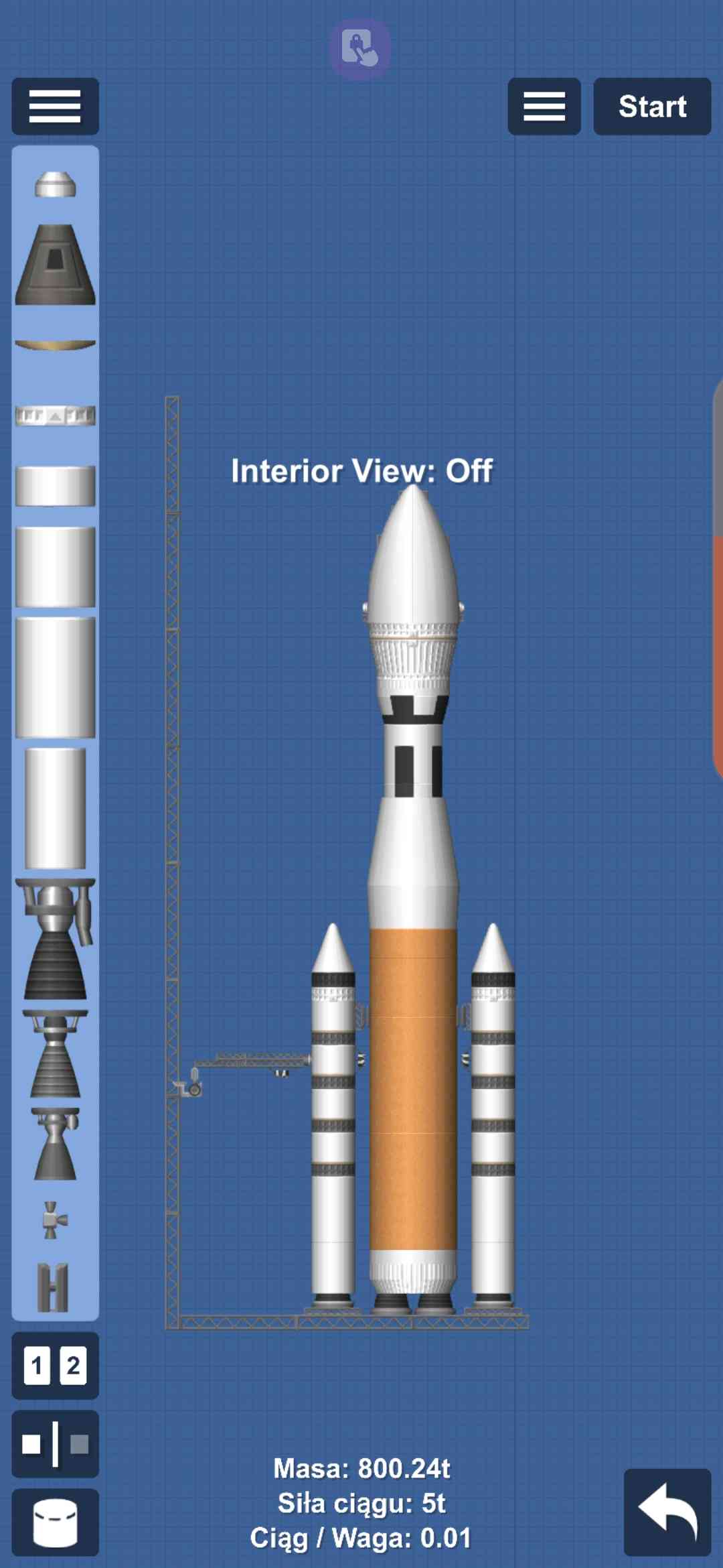 Mars mission Blueprint for Spaceflight Simulator