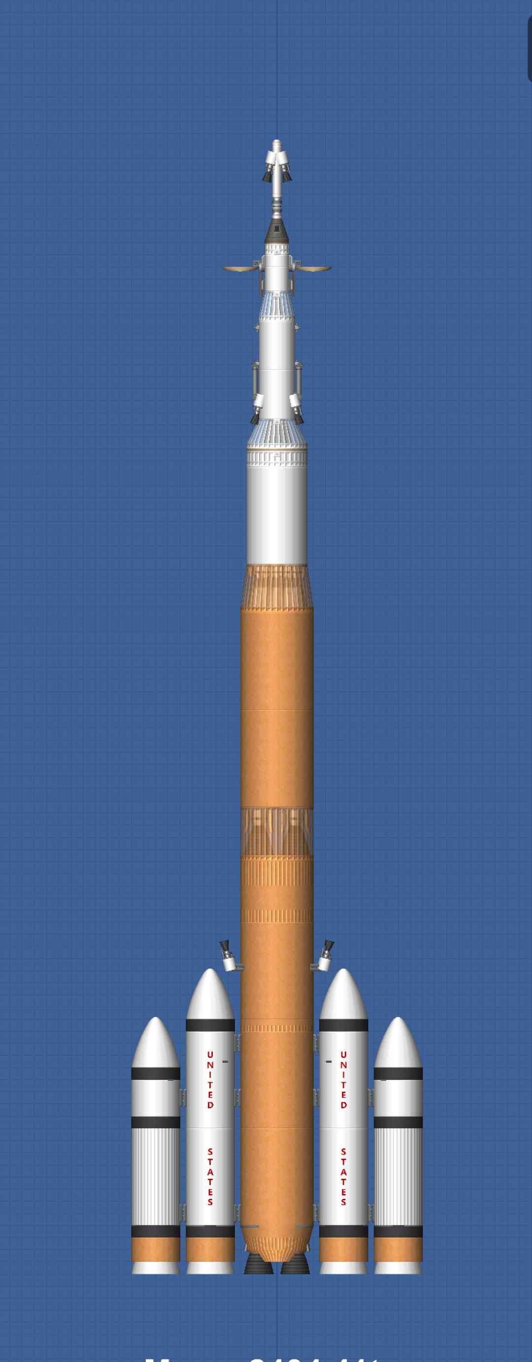 Mars return rocket Blueprint for Spaceflight Simulator