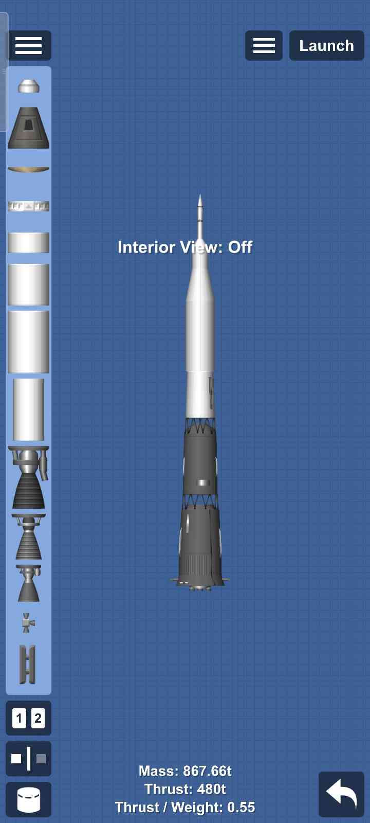 N-1 The soviet moon Blueprint for Spaceflight Simulator