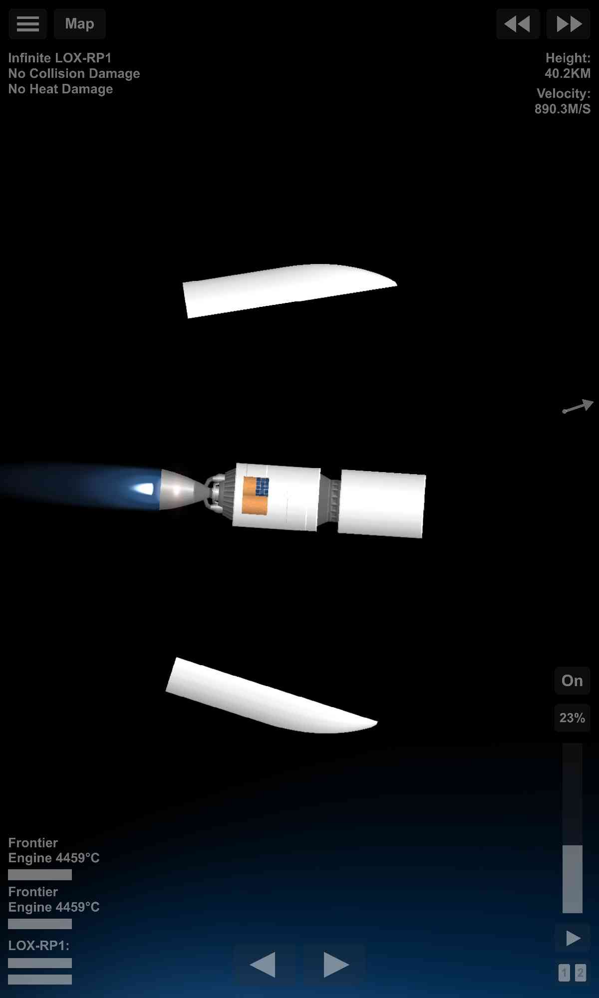 Quantum Rocket Blueprint for Spaceflight Simulator