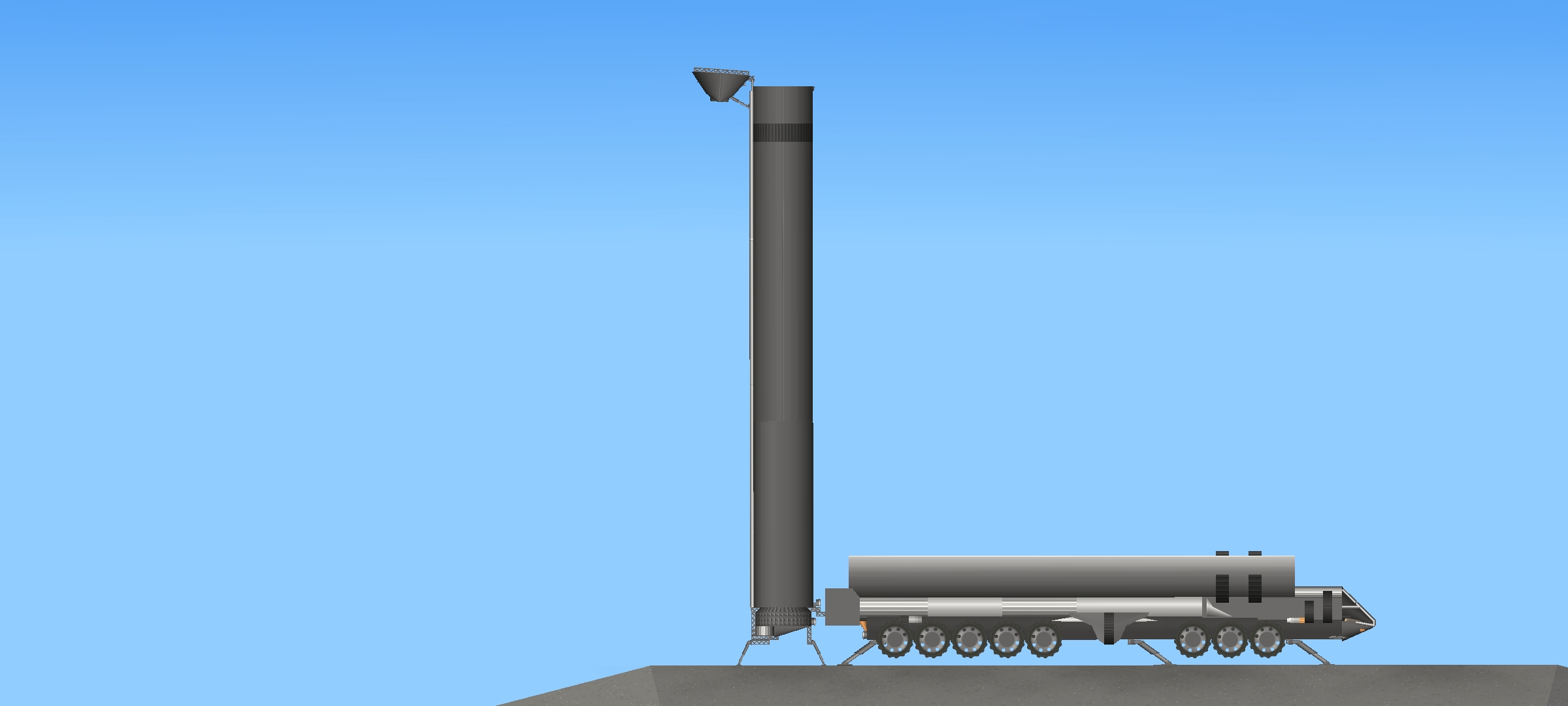 Missile launcher Blueprint for Spaceflight Simulator