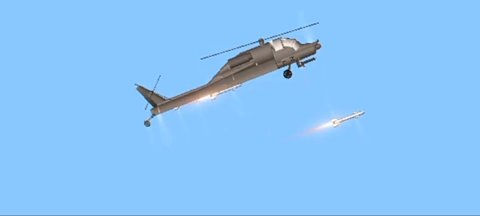 AH64 Apache Blueprint for Spaceflight Simulator