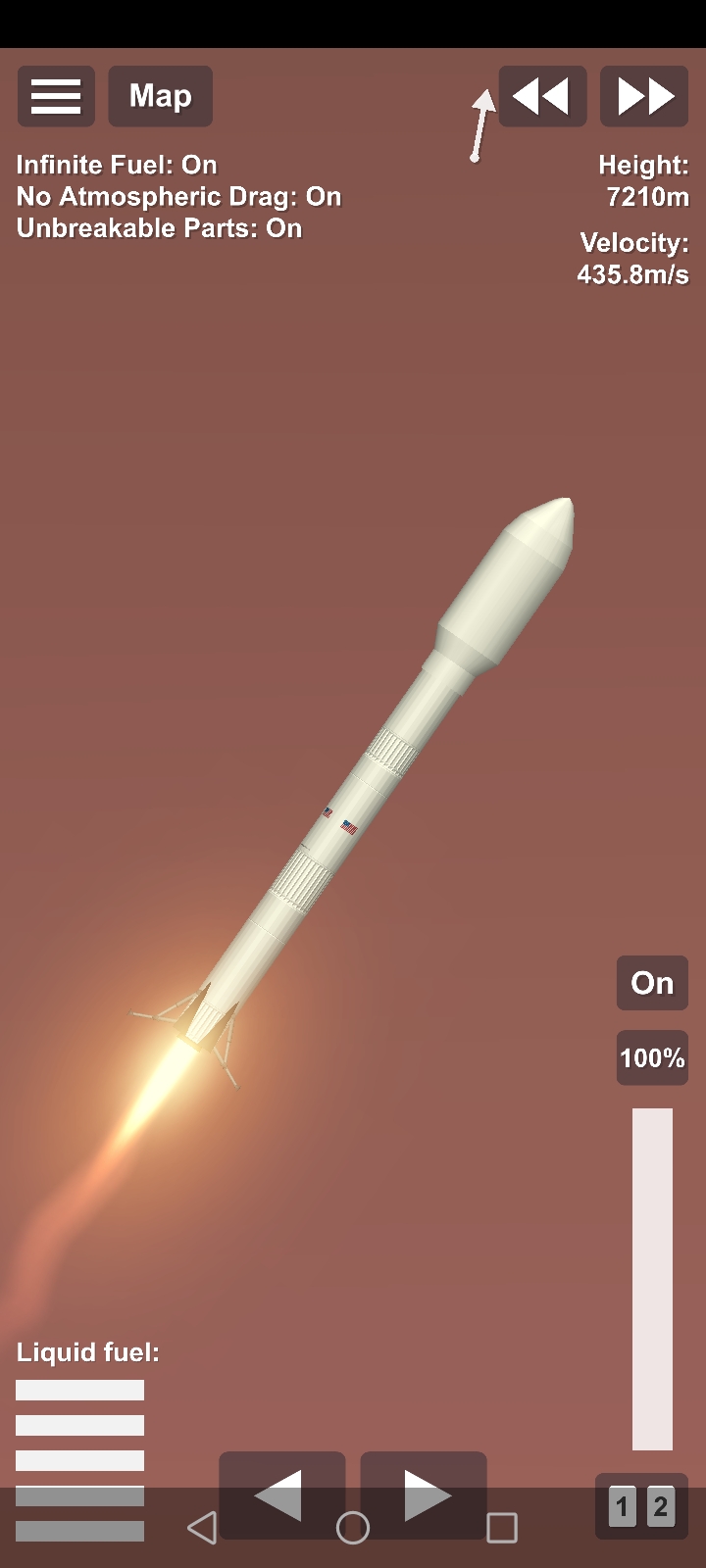 simple rocket Blueprint for Spaceflight Simulator