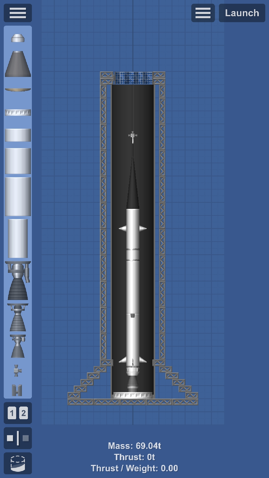 Supersonic Missile By Lee Blueprint for Spaceflight Simulator